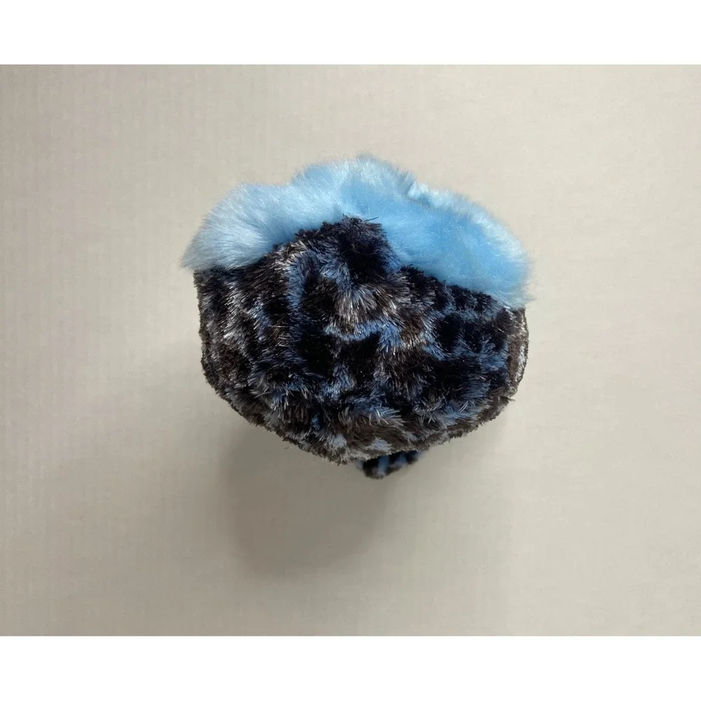 Ty Beanie Boos Yago Blue Owl Plush‎ Spotted Black Blue Glitter Eyes 6 inch 2018